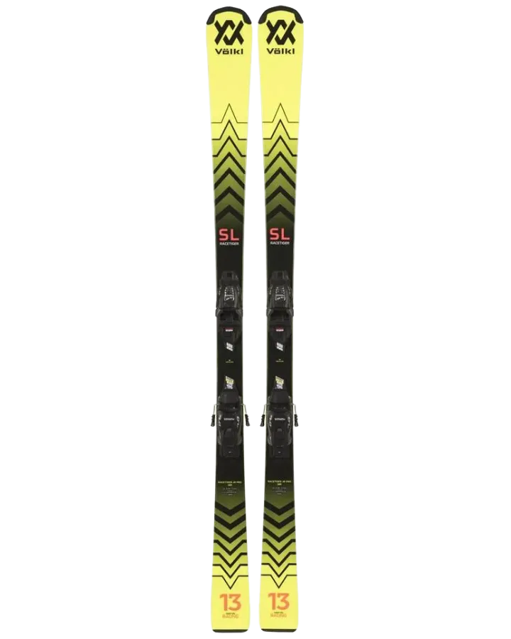 Volkl Racetiger Jr Pro Snow Skis + Marker 7.0 VMotion Jr Bindings - 20