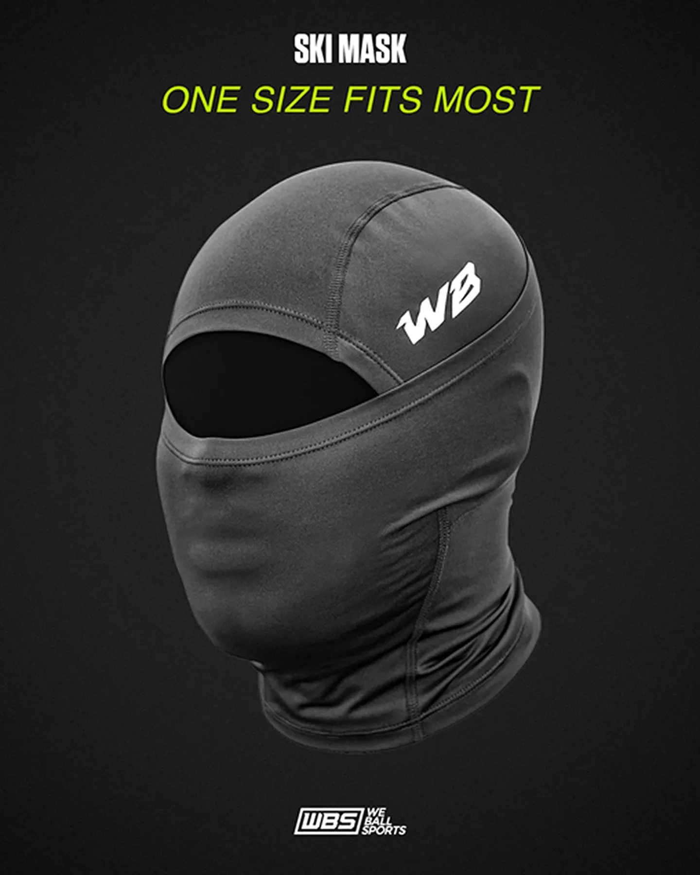 We Ball Sports Adult Ski Mask (Lightweight)