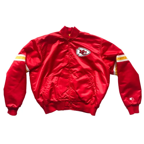 WESTSIDE STOREY VINTAGE | VINTAGE 90'S STARTER CHIEFS SATIN JACKET