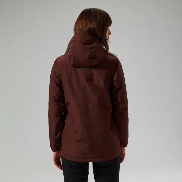 Women's Deluge Pro 3.0 Insulated Waterproof Jacket - Brown