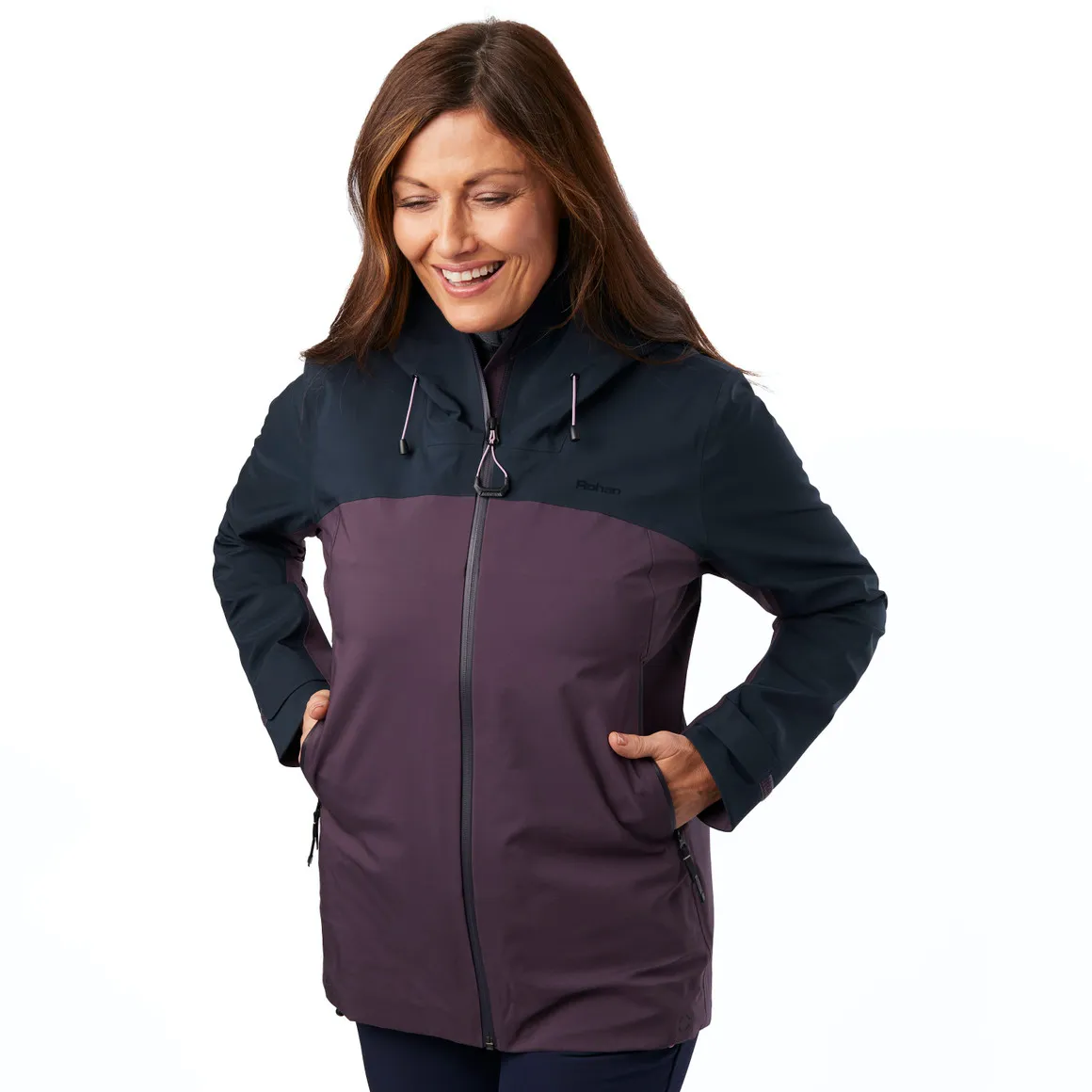 Women's Imber Waterproof Jacket True Navy/Twilight Purple