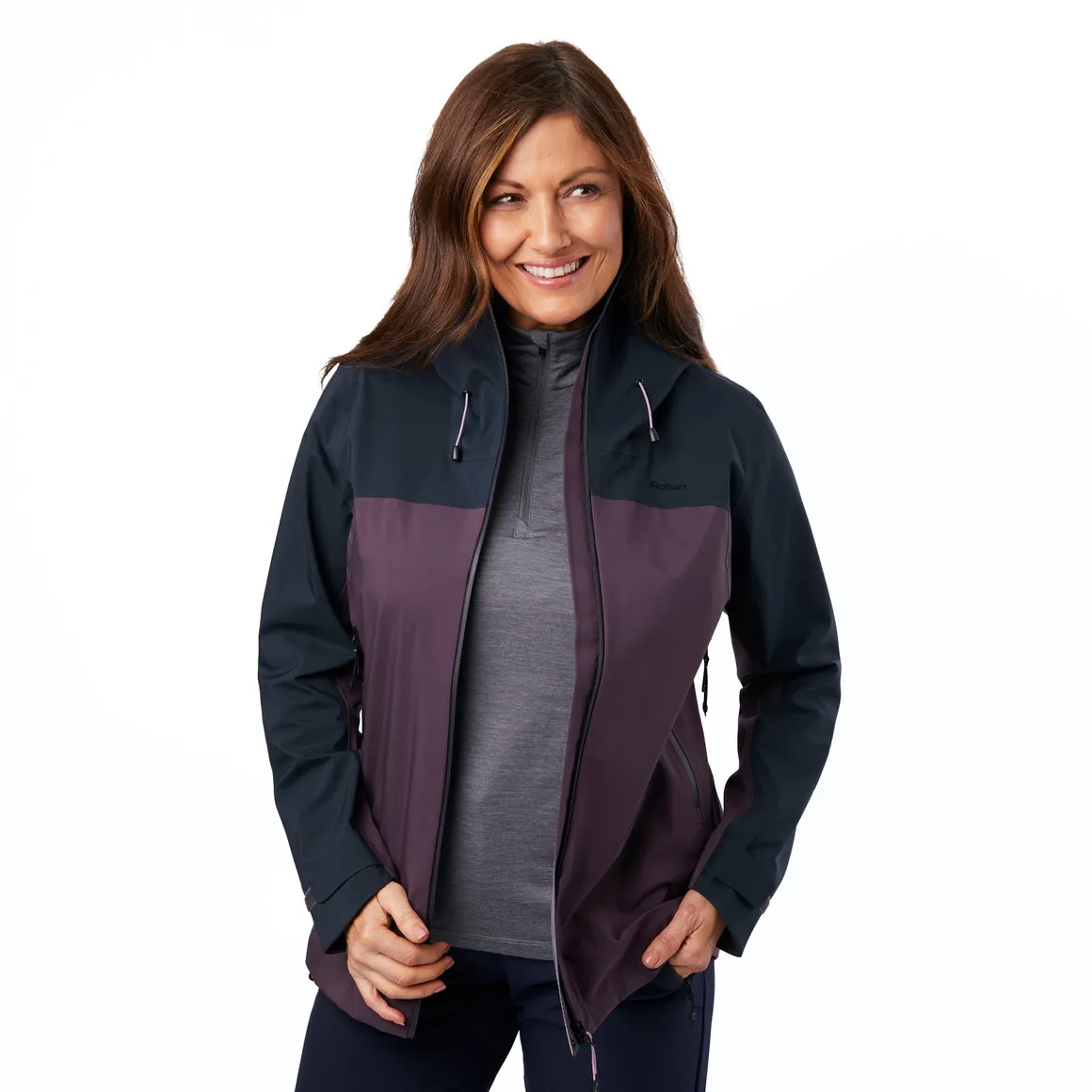 Women's Imber Waterproof Jacket True Navy/Twilight Purple