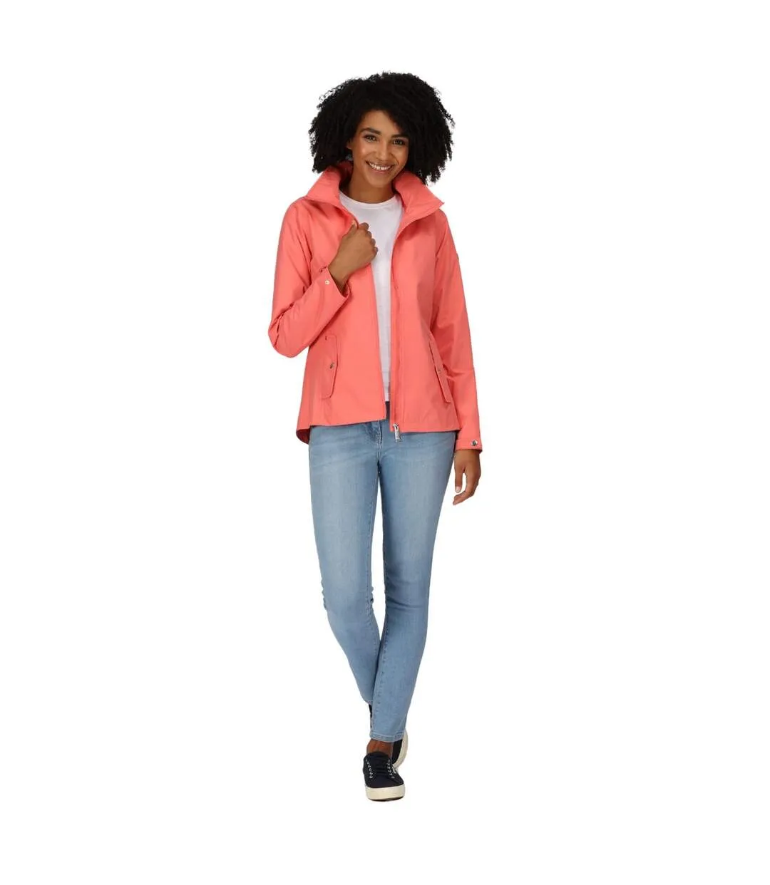 Womens/ladies laiyah waterproof jacket peach bloom Regatta