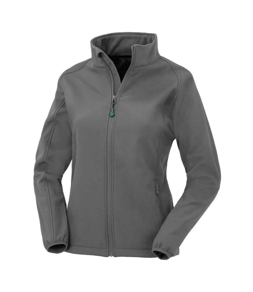 Womens/ladies printable soft shell jacket workguard grey Result Genuine Recycled