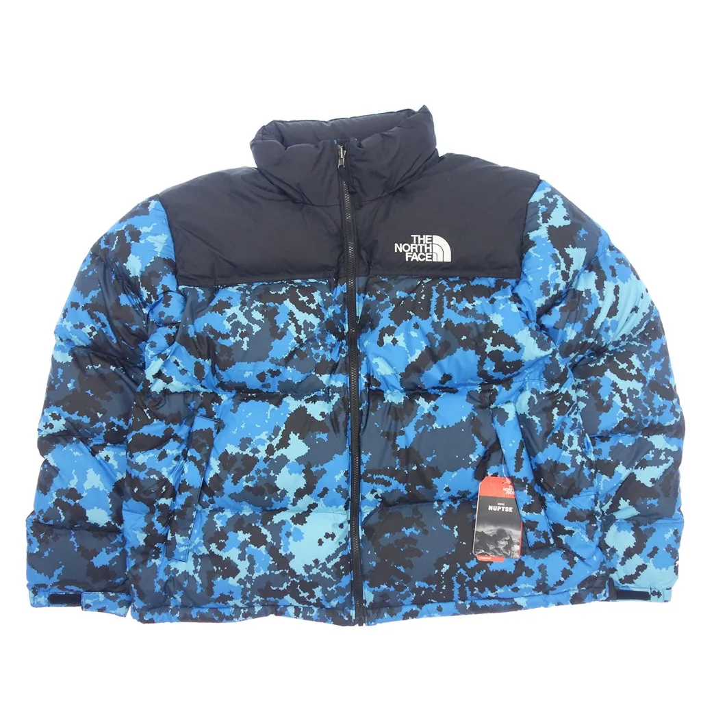 新品同様◆ザ ノースフェイス ダウンジャケット ヌプシ NF0A3C8D レディース ブルー系 サイズXL THE NORTH FACE【AFA20】