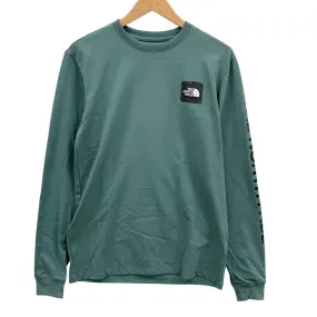 未使用◆ザ ノースフェイス 長袖 Tシャツ LOGO PLAY NF0A5GMLA9L ブルー サイズS メンズ THE NORTH FACE 【AFB25】