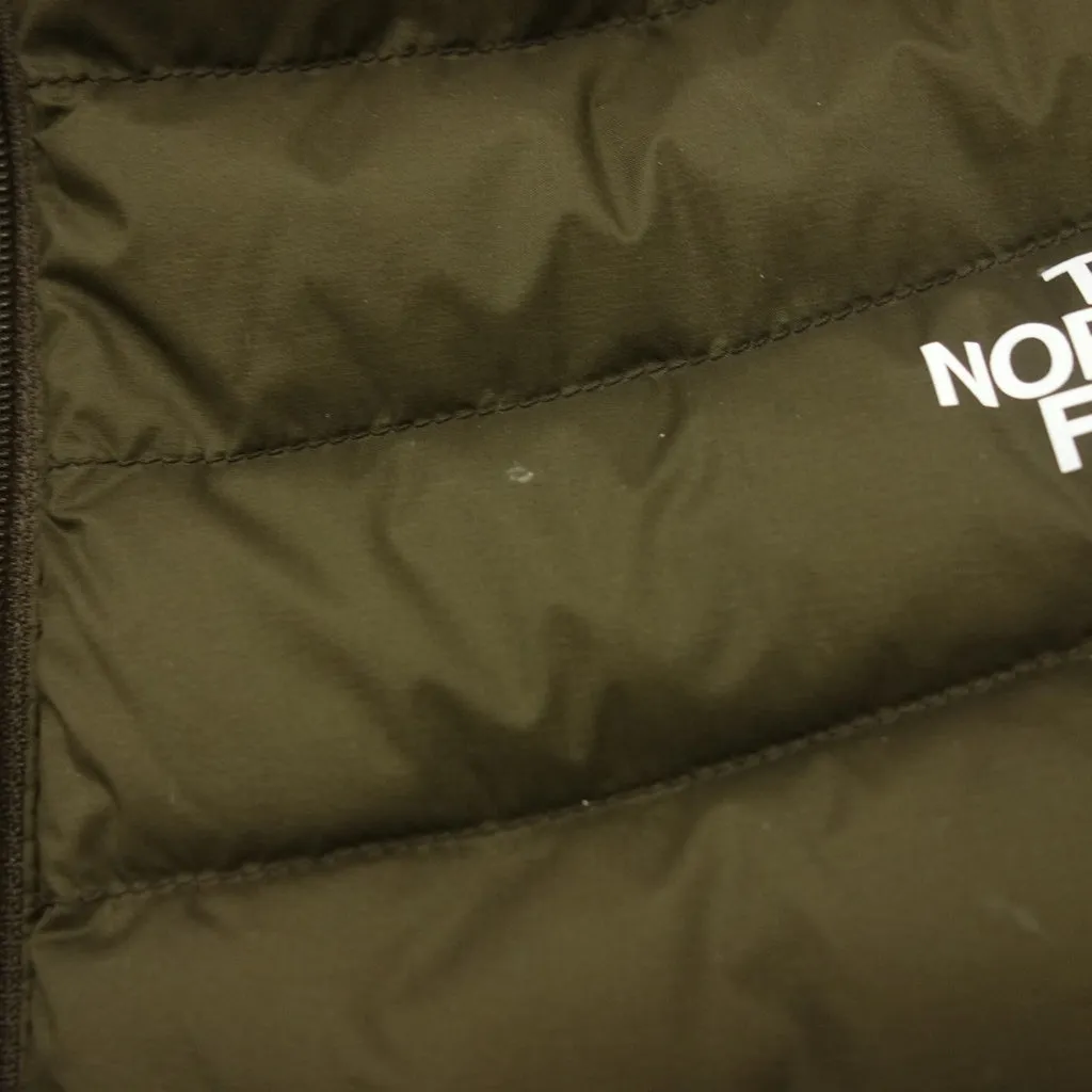 美品◆ザ ノースフェイス ダウンジャケット サンダージャケット NY32012 メンズ サイズL ブラウン THE NORTH FACE【AFB30】