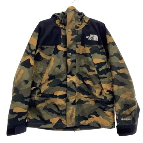 美品◆ザ ノースフェイス マウンテンジャケット 1990 ゴアテックス NF0A3XEJ USライン サイズM カーキ系 カモ柄 THE NORTH FACE メンズ【AFA3】